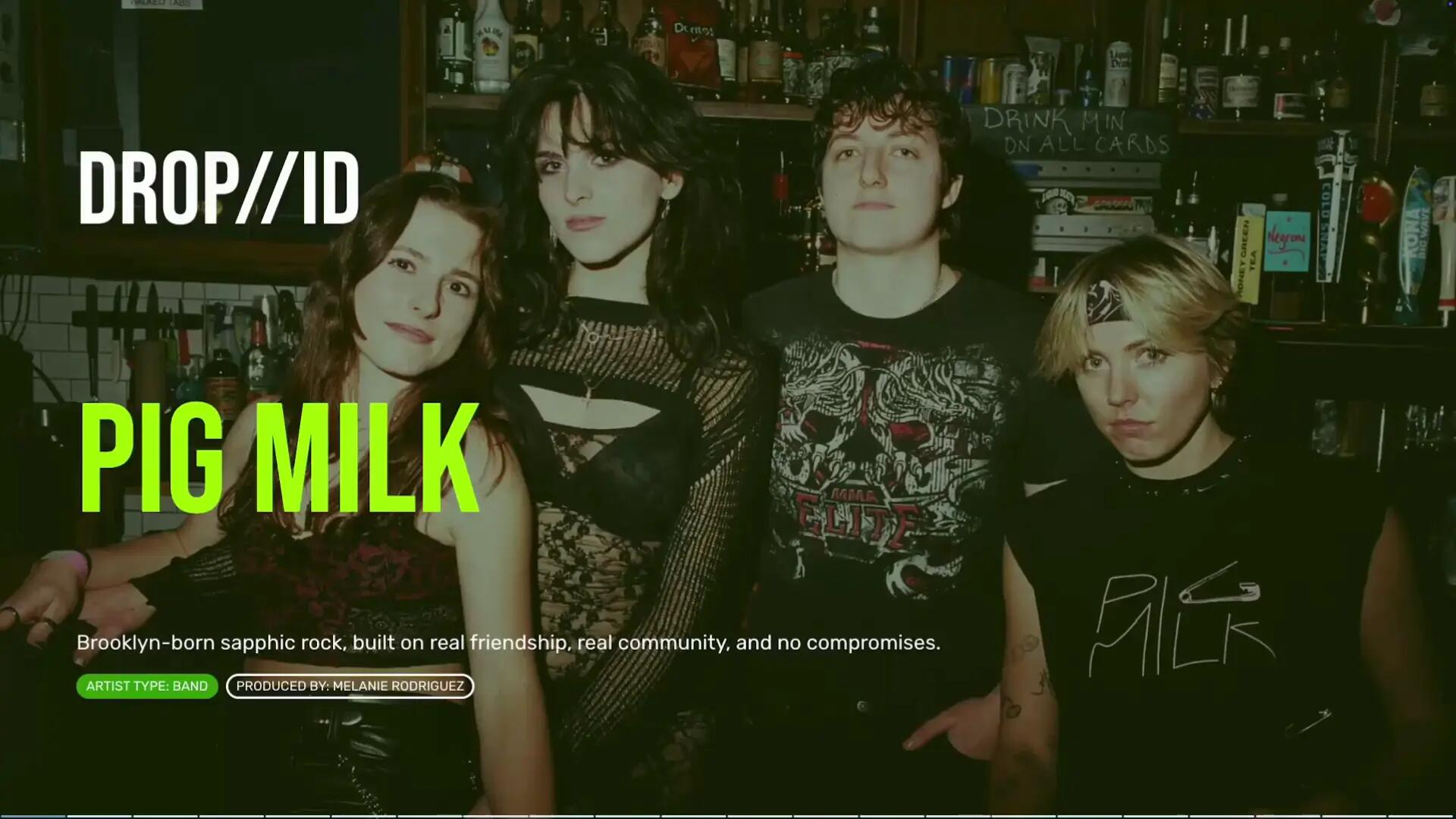 Pig Milk Drop//ID